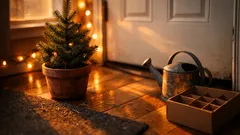 Potted Christmas trees that stay green after the holidays
