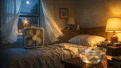 The best place to put a fan for a cooler room, according to airflow science