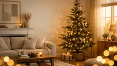 The skinny Christmas tree trend for 2025 and how to style it so it looks intentional
