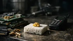 Scientists turned old circuit boards into gold using a cheese byproduct