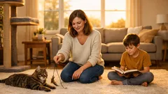 Cats and kids: 10 house rules for safer, calmer play