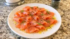 No-Cook Marinated Salmon With Lemon and Olive Oil (Silky in 30 Minutes)