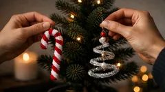 2 easy DIY Christmas ornaments you can make with pipe cleaners