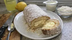 No-Bake Lemon Pandoro Yule Log (Tronchetto) That Looks Bakery-Perfect