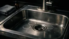 How to remove water spots from a stainless steel sink and keep it shiny