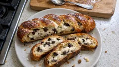 Ricotta Chocolate Chip Brioche Braid—Soft, Creamy, and Worth a Weekend Bake