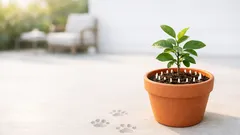 Why people stick plastic forks in lemon tree pots and when it actually works