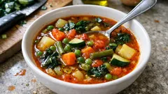 Easy One-Pot Minestrone di Verdure—Hearty Italian Vegetable Soup for Weeknights